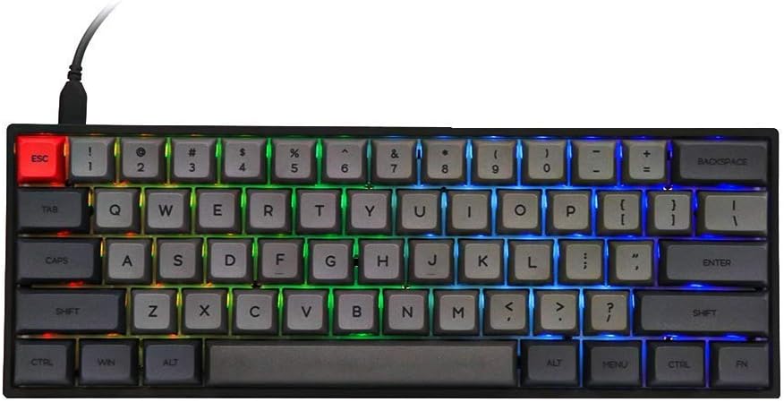 61 Keys Bluetooth Mechanical Keyboard with RGB Backlit T71444