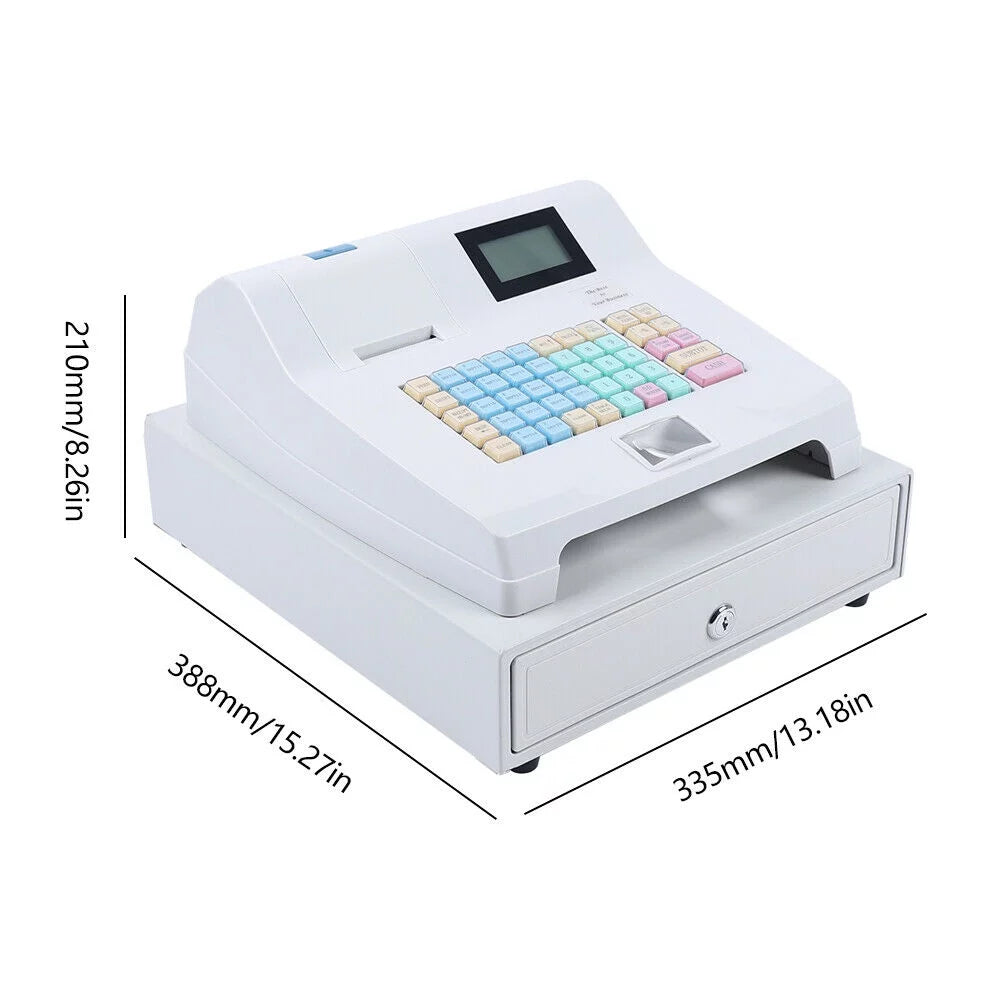 48 Keys LED Display Electronic Cash Register W8506