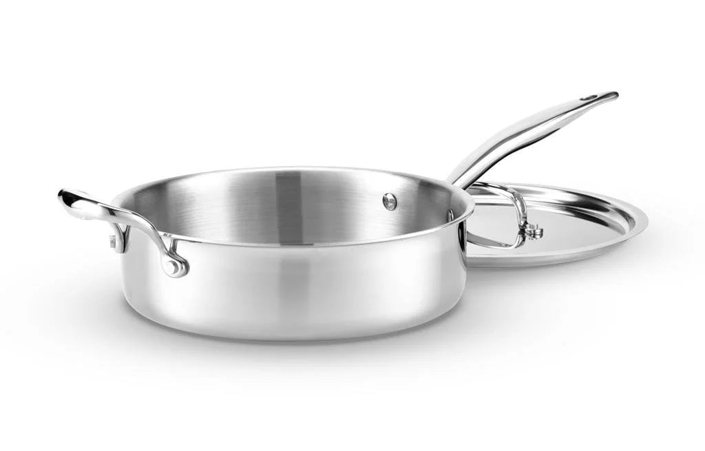 5-ply Stainless Saute Pan with Lid S527