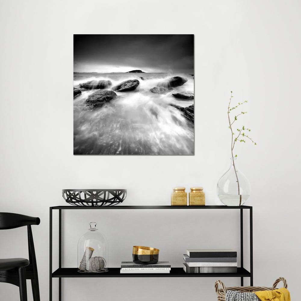 Canvas Art Picture - Waves on Rocks K82674
