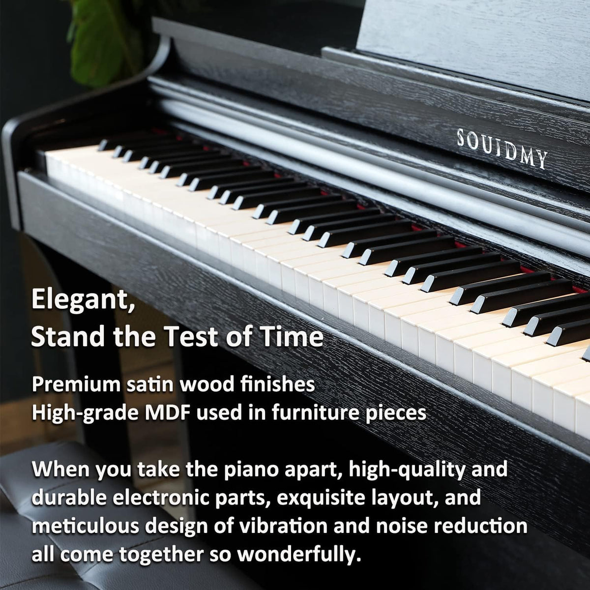 88-Key Weighted Hammer-Action Digital Piano X7590