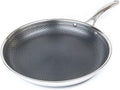 12 Inch Hybrid Stainless Steel Non-Stick Frying Pan with Lid N979