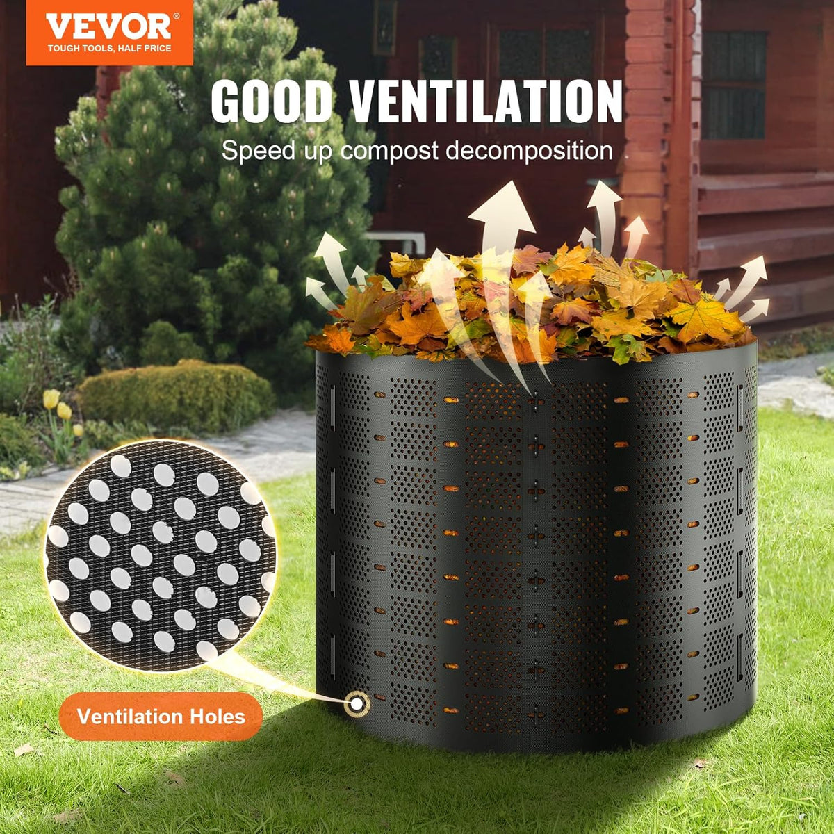 220 Gallon Expandable Composting Bin H646370