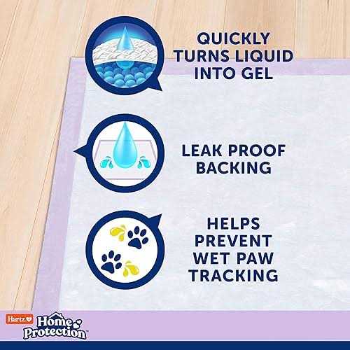 Lavender Scent Odor Eliminating Dog Pads K93499