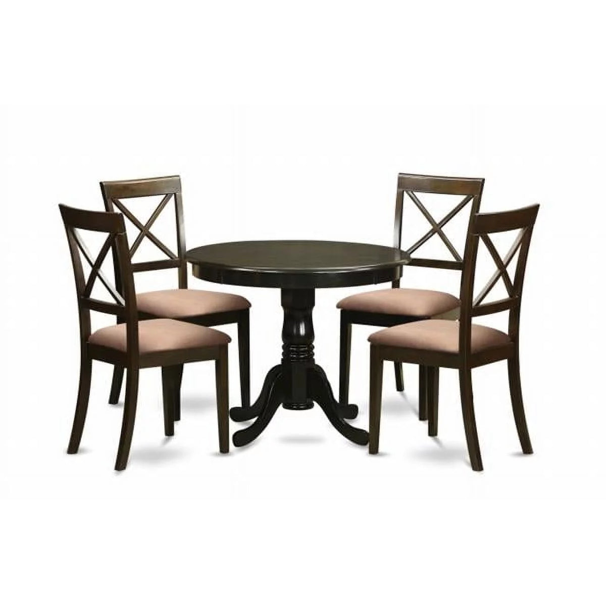 5 Piece Round Table and 4 Chairs Set B872499