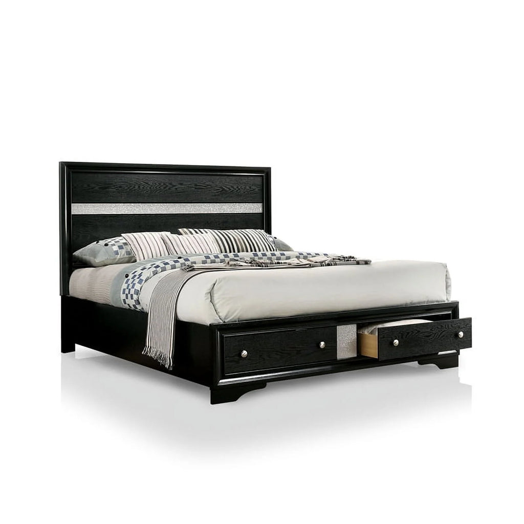 Black 3-Piece King Bedroom Set V739524