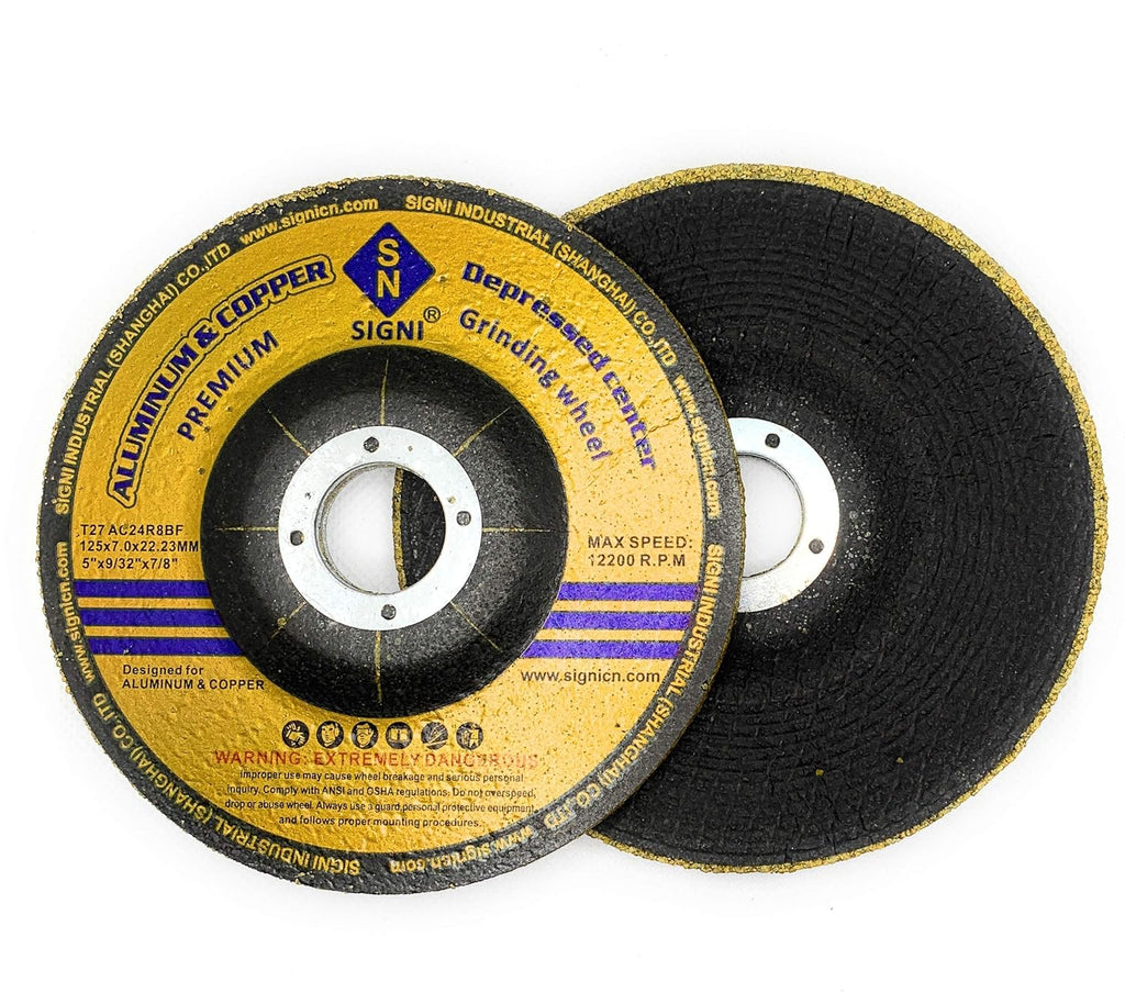 Aluminum Grinding Wheel 5 inch 10 Pack E601