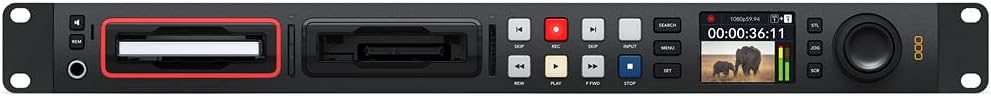 HyperDeck Studio HD Pro Bundle with 128GB Memory Card, XLR Cable, and Screen Cleaning Wipes F86415