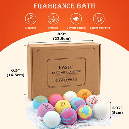 12 PCS Vanilla Menthol Rose Bath Bombs L891