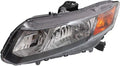 Honda Civic Headlight 2012 Driver Side with Bulbs G717