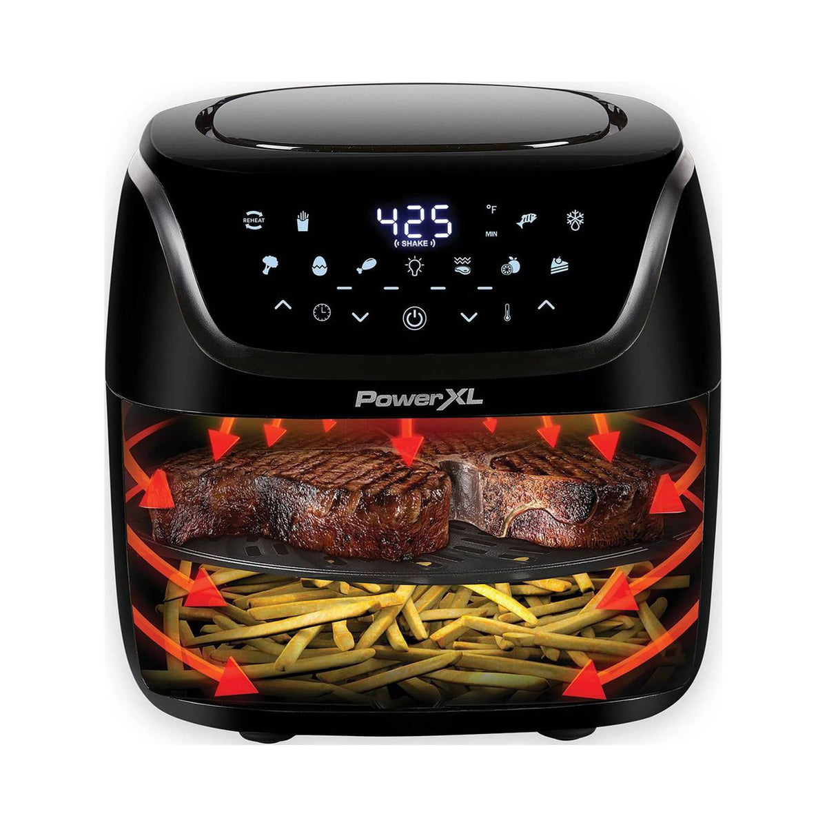 Black 8qt Air Fryer C1795