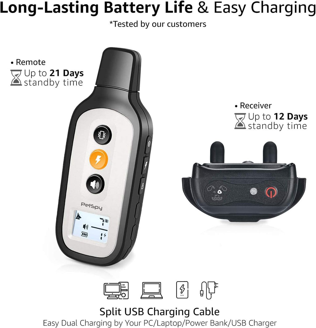 Waterproof Dog Training Shock Collar with Remote R369