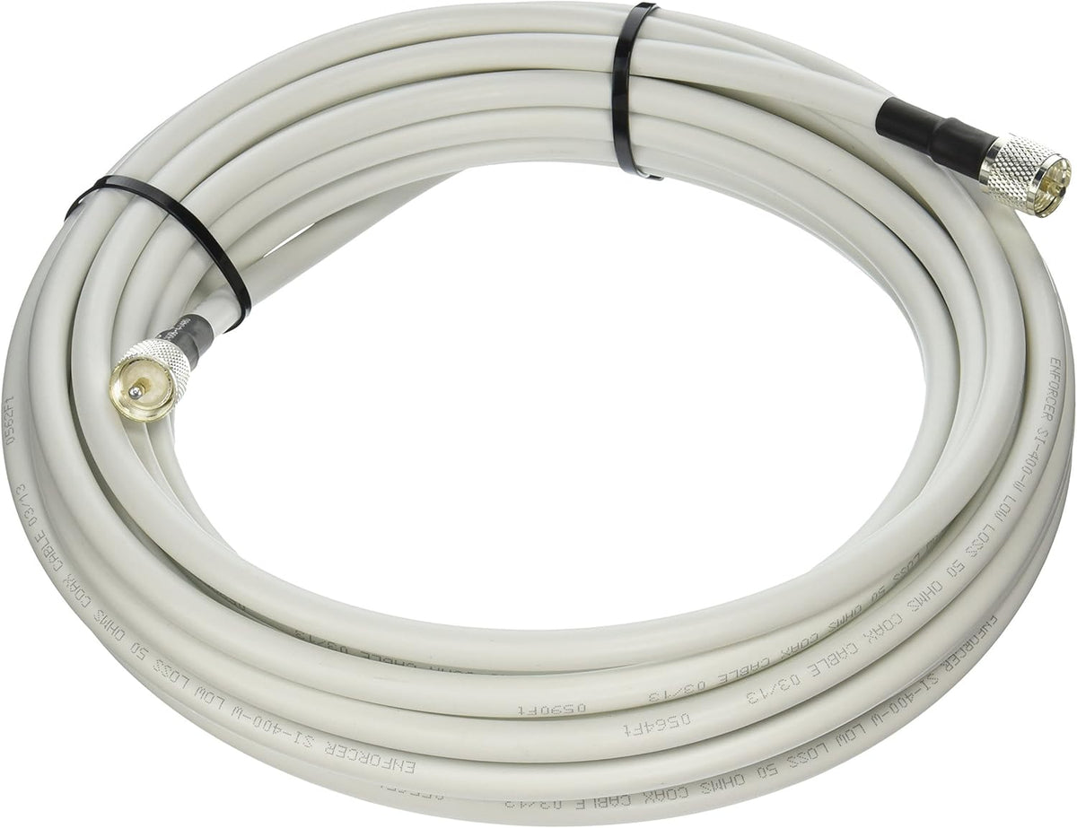 35 ft MPD400 Coaxial Cable with UHF PL259 Male Crimp Connectors O499