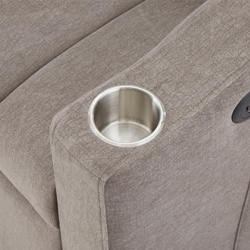 Beige 3 in 1 Convertible Single Sofa Bed Lounger Chair with Pillow and Adjustable Backrest H103