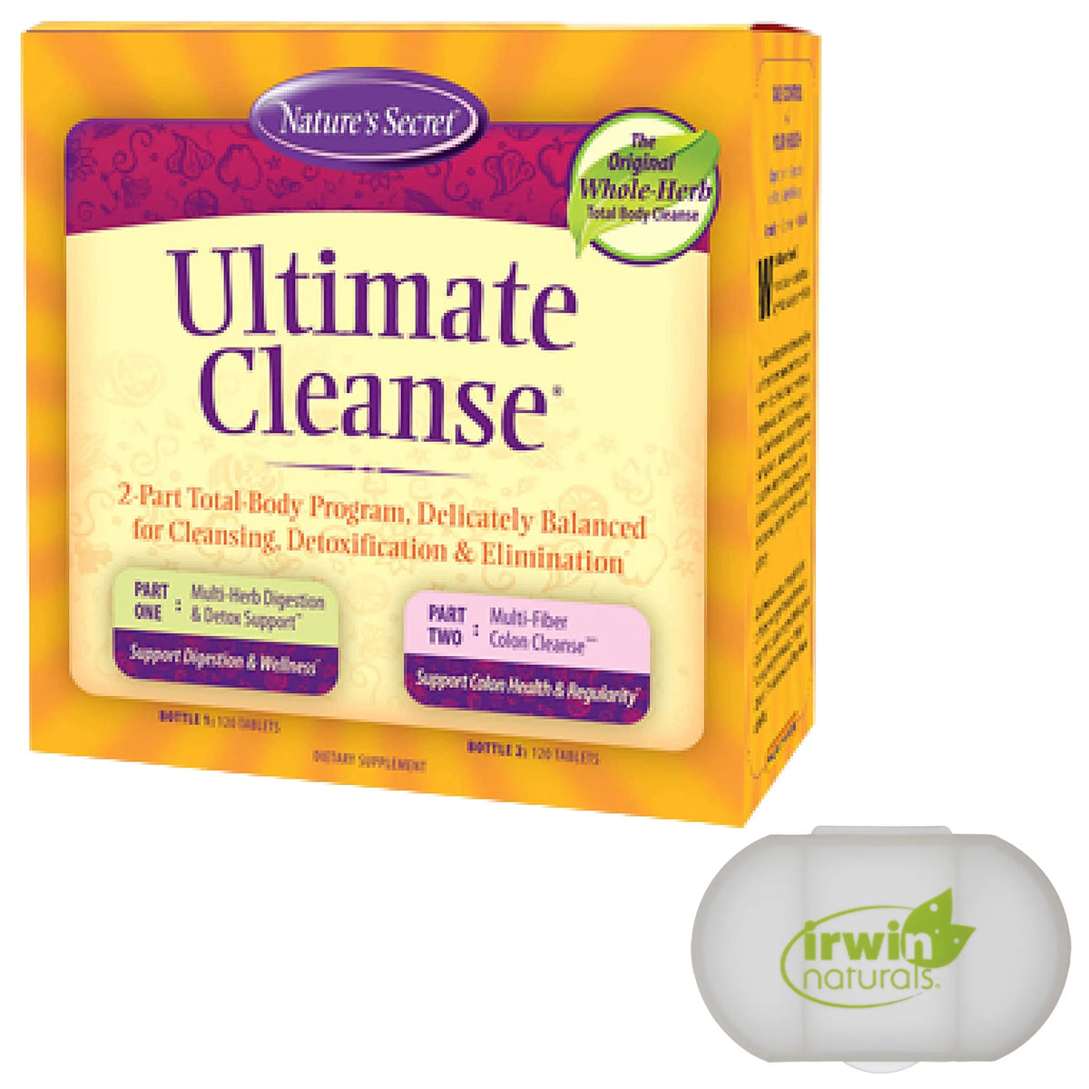 240 Tablets Total-Body Cleanse with Pill Case N2644