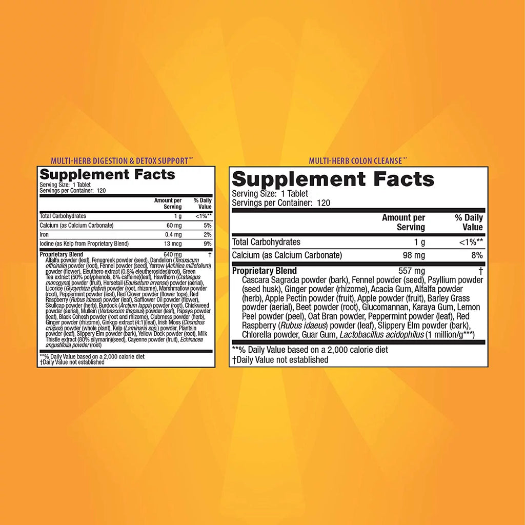 240 Tablets Total-Body Cleanse with Pill Case N2644