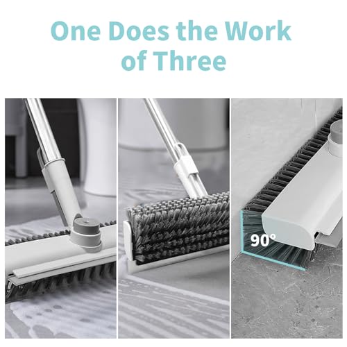Floor Scrub Brush with Long Handle, Stiff Bristle G950