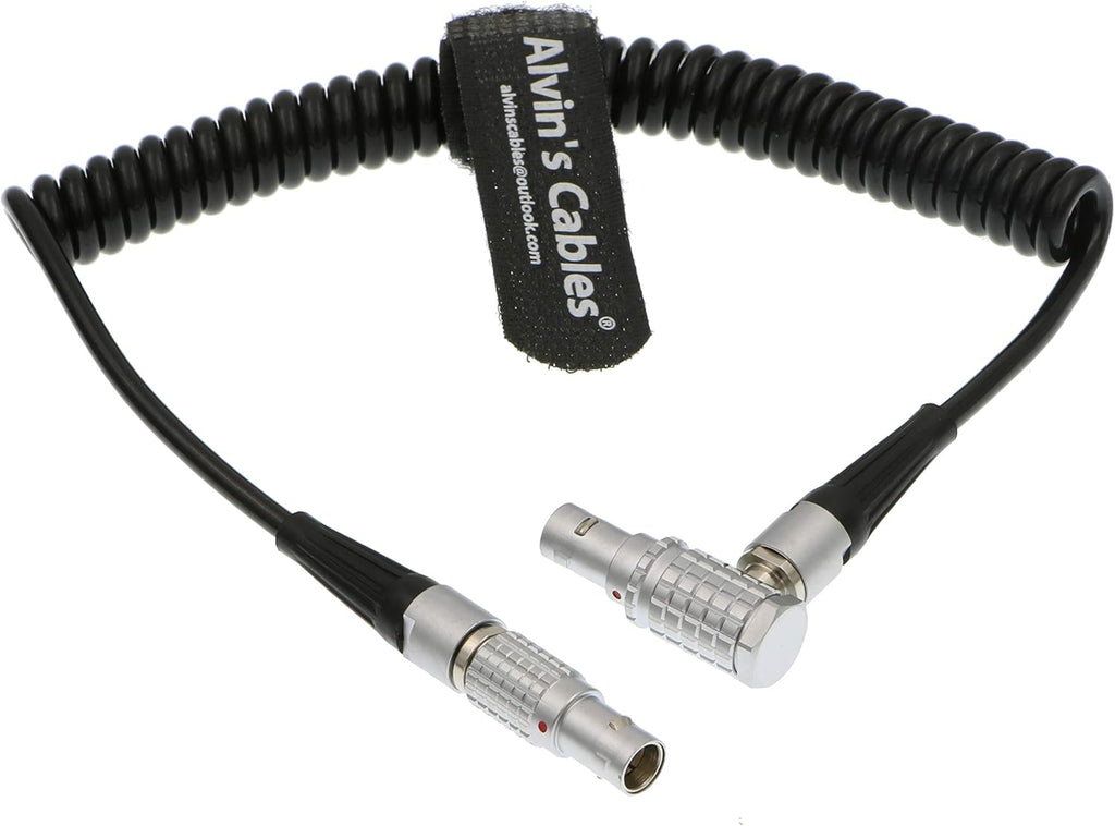 5 Pin Male to 5pin Timecode Coiled Cable Pack of 2 V51993