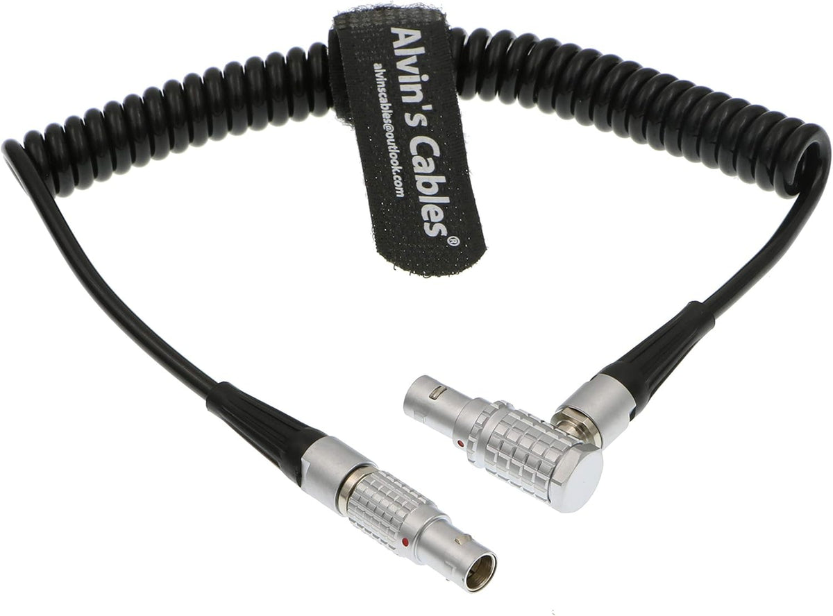5 Pin Male to 5pin Timecode Coiled Cable Pack of 2 V51993