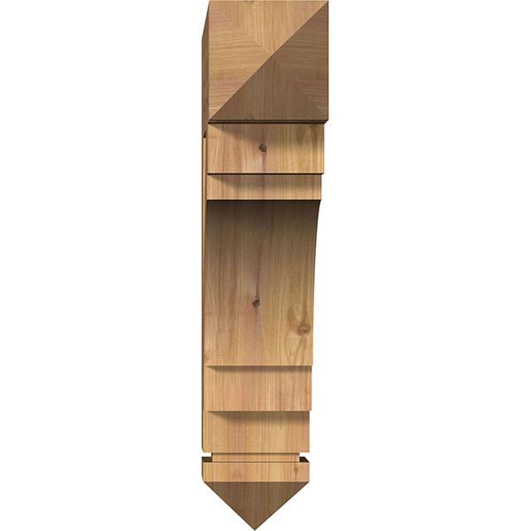 5 1/2x22W x 26x22D x 26x22H Western Red Cedar Bracket W8583