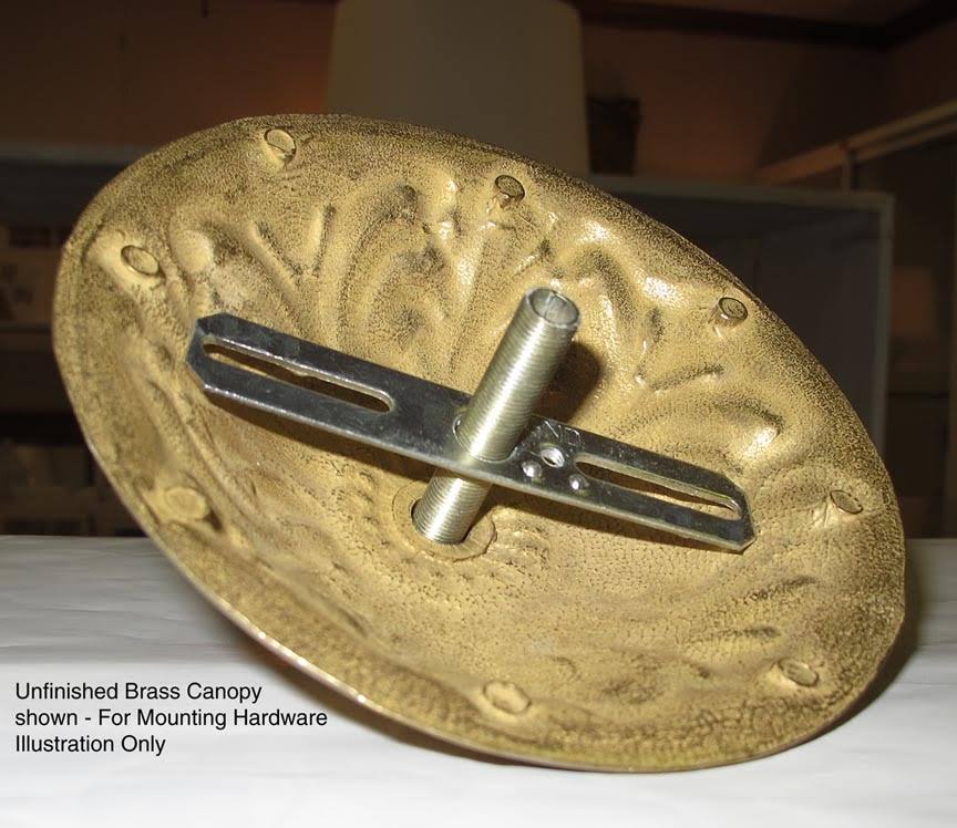 Unfinished Brass Die Cast Brass Canopy Lamp L482