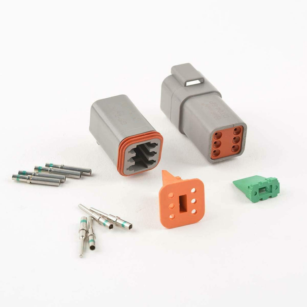 4 Pin Waterproof Electrical Wire Connector with Seal Plug, 3 Sets V177