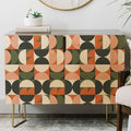 Mid Century Geometric Credenza V8342