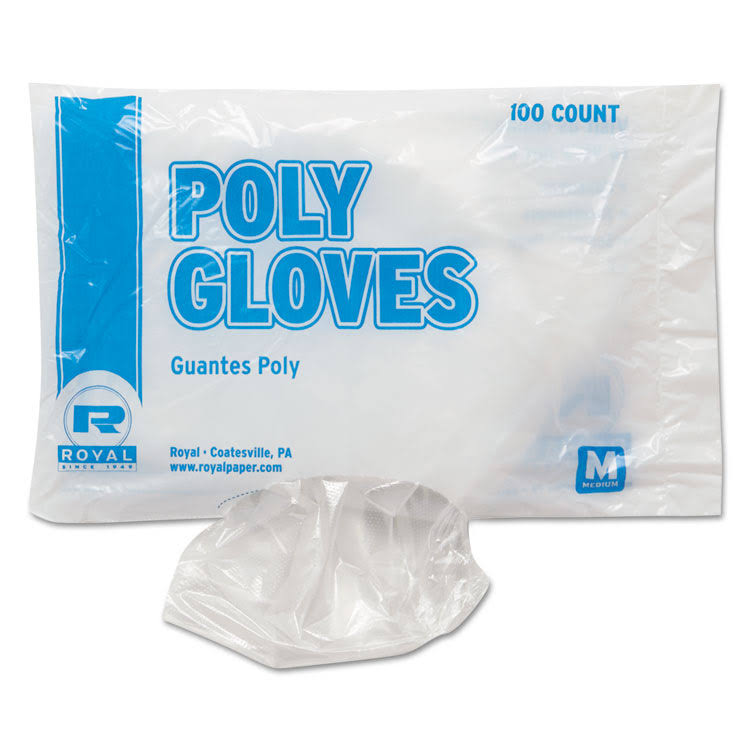 Single-Use Polyethylene Gloves, Medium, 10000/Carton P5765