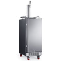 15" Wide 1 Tap Stainless Steel Kegerator G93732