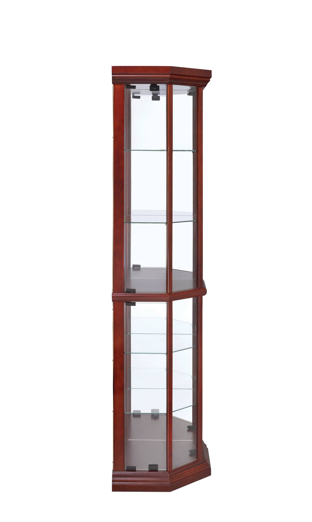 Medium Brown Curio Cabinet O266