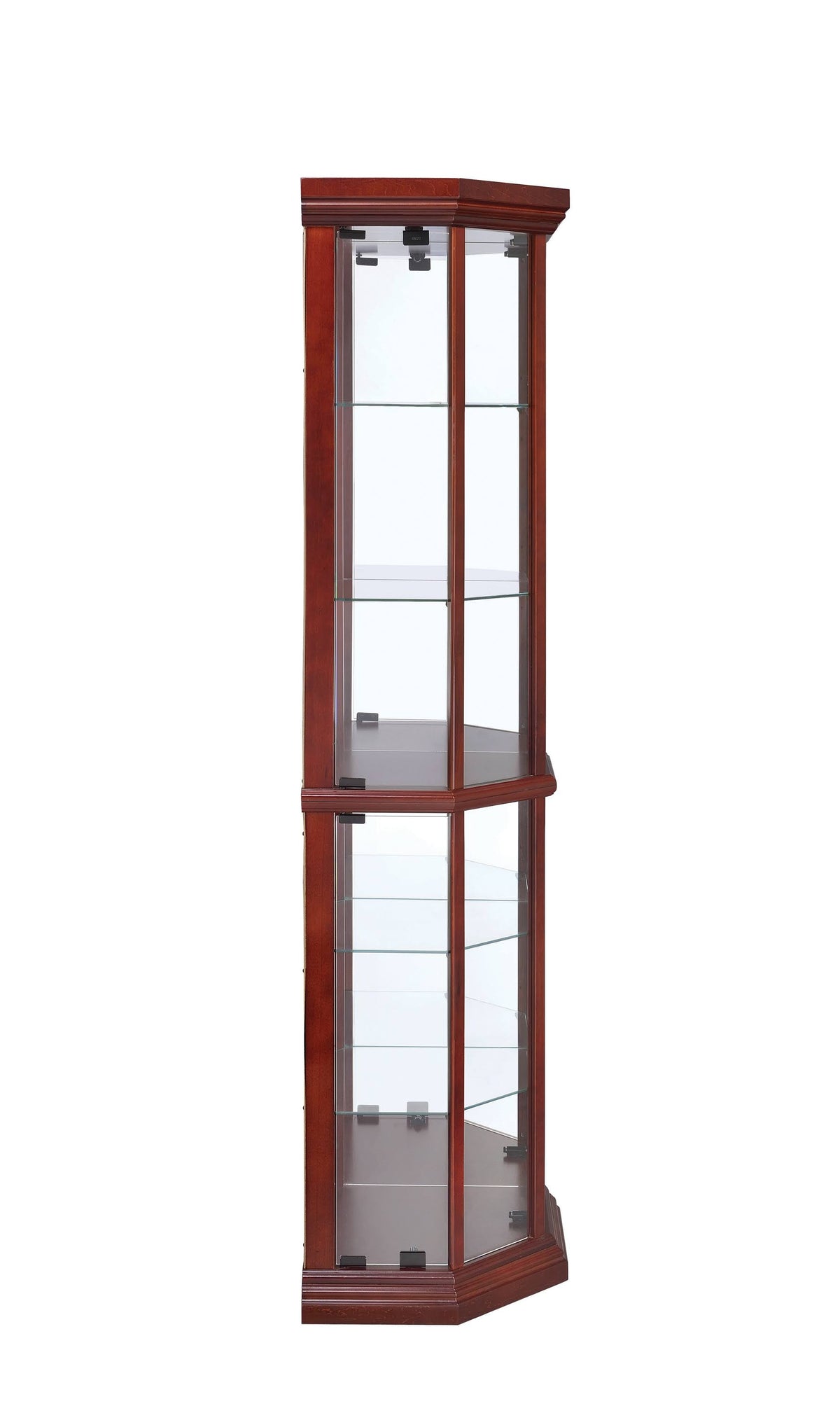 Medium Brown Curio Cabinet O266