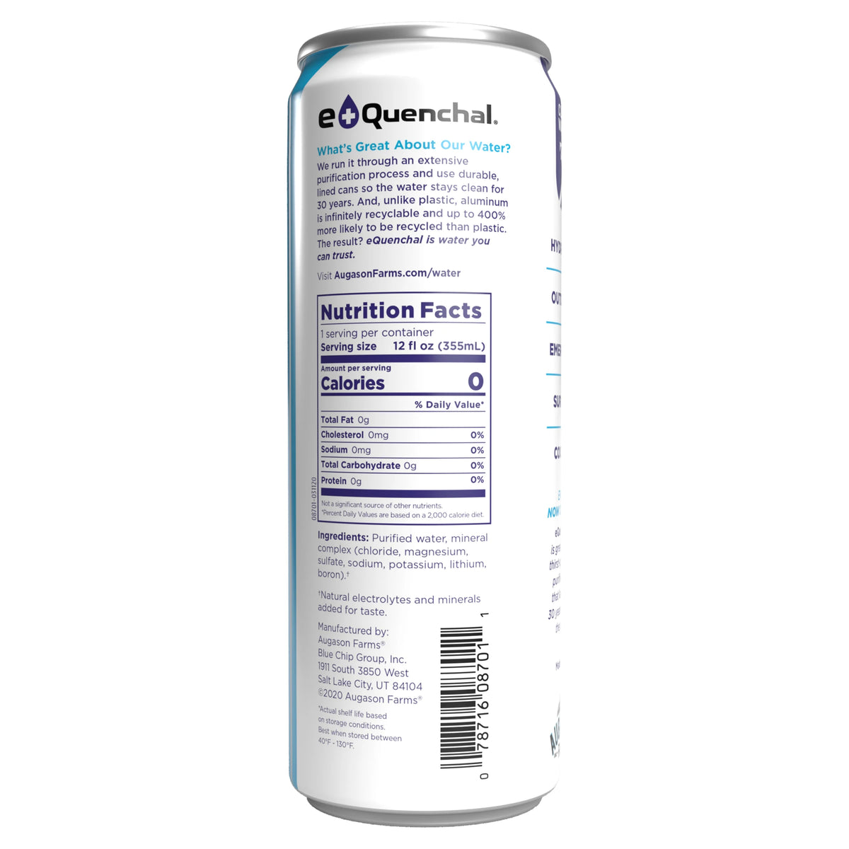 12 oz. Canned Drinking Water R11934
