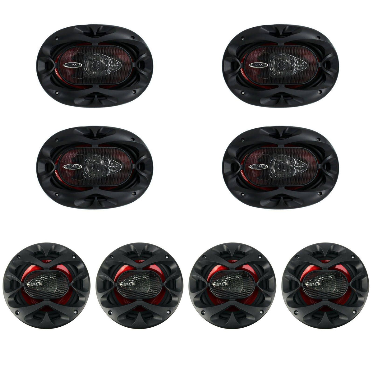 6x9" and 6.5" Car Audio Speakers 4 Pack D61395