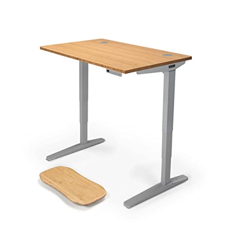 Bamboo Standing Desk 48 x 30 inch Adjustable Gray G694489