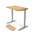 Bamboo Standing Desk 48 x 30 inch Adjustable Gray G694489