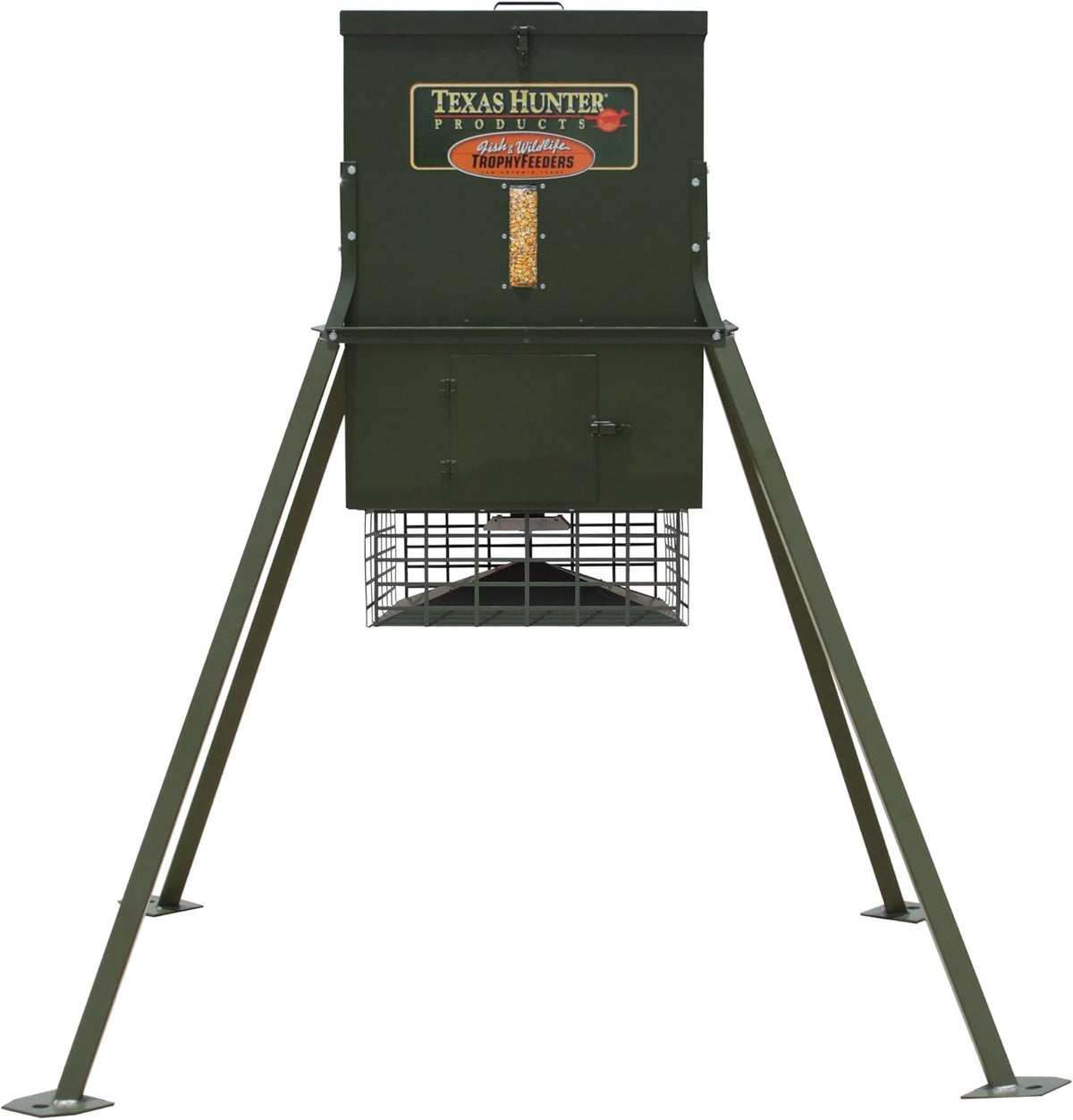 300 lb. Corn Capacity Wildlife & Deer Feeder with 4-Foot Stand K7393