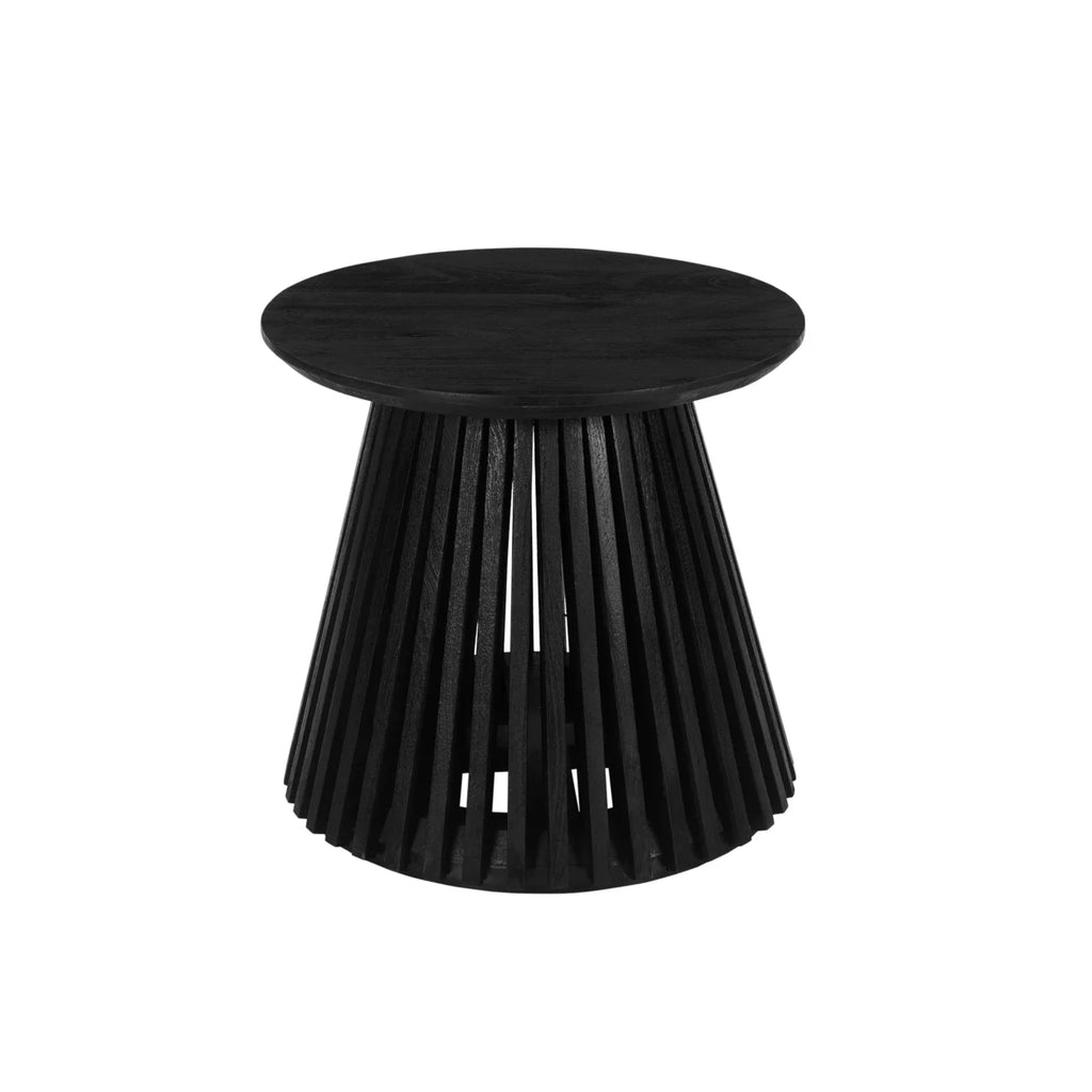 20 Inch Mango Wood Round Side Table I49969