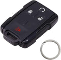Black Replacement Key Fob Case Shell 4 Buttons Remote Car Housing Cover J3342