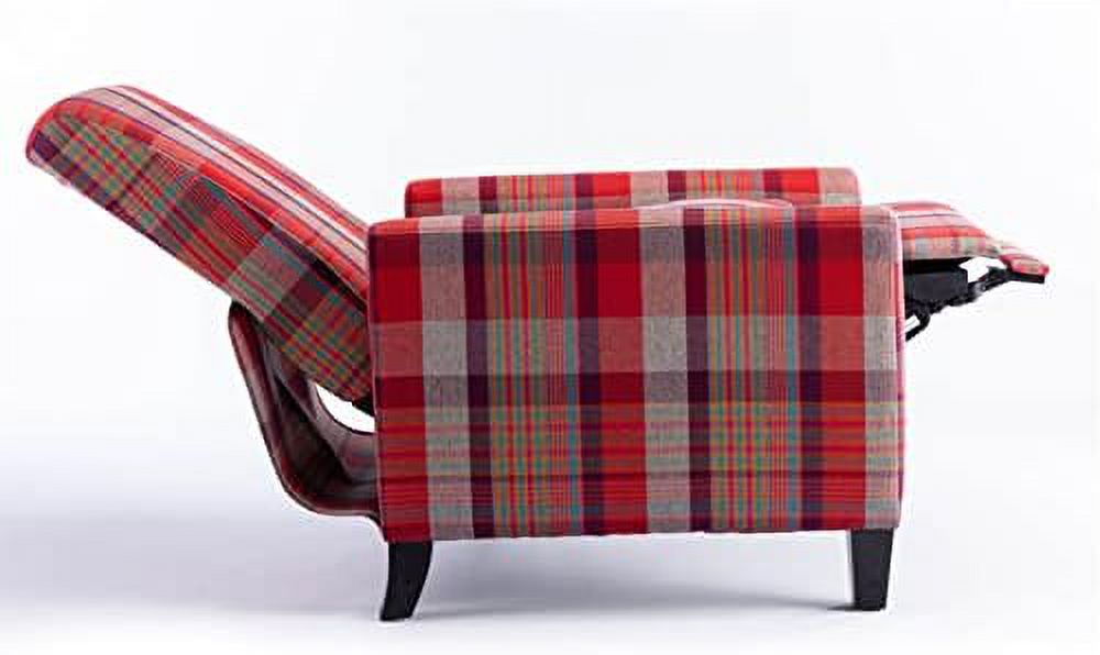 Button Tufted Club Chair with 4 Angle Adjustable Backrest U7920