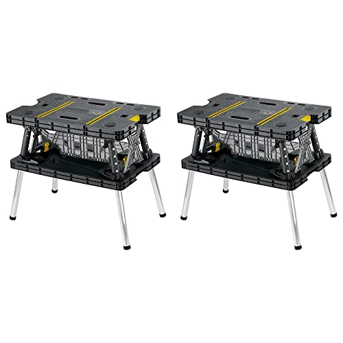 Folding Work Table with Clamps B888980