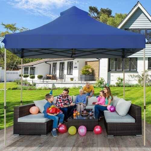 10' x 10' Portable Pop Up Canopy Tent with Roller Bag Z8000