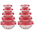 20-Piece Glass Food Storage Bowl and Lids Set R983