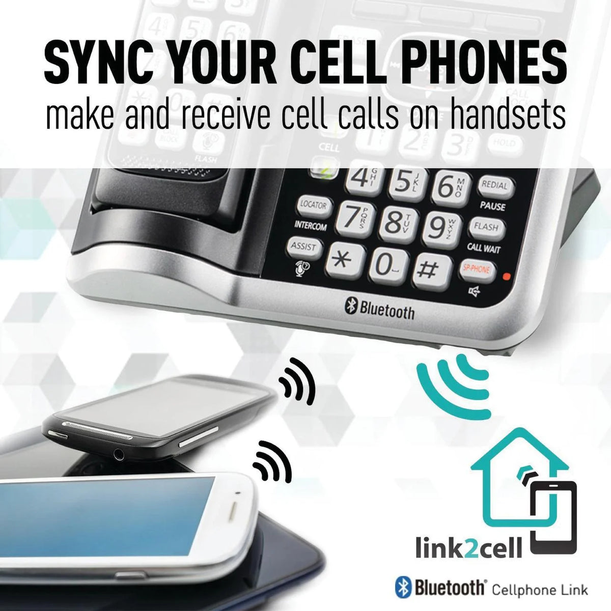 5 Handset Cordless Phone with Answering Machine Q53966