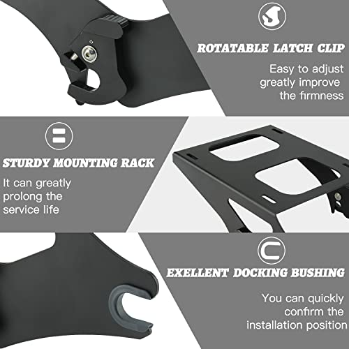 Black Detachable Luggage Rack V455