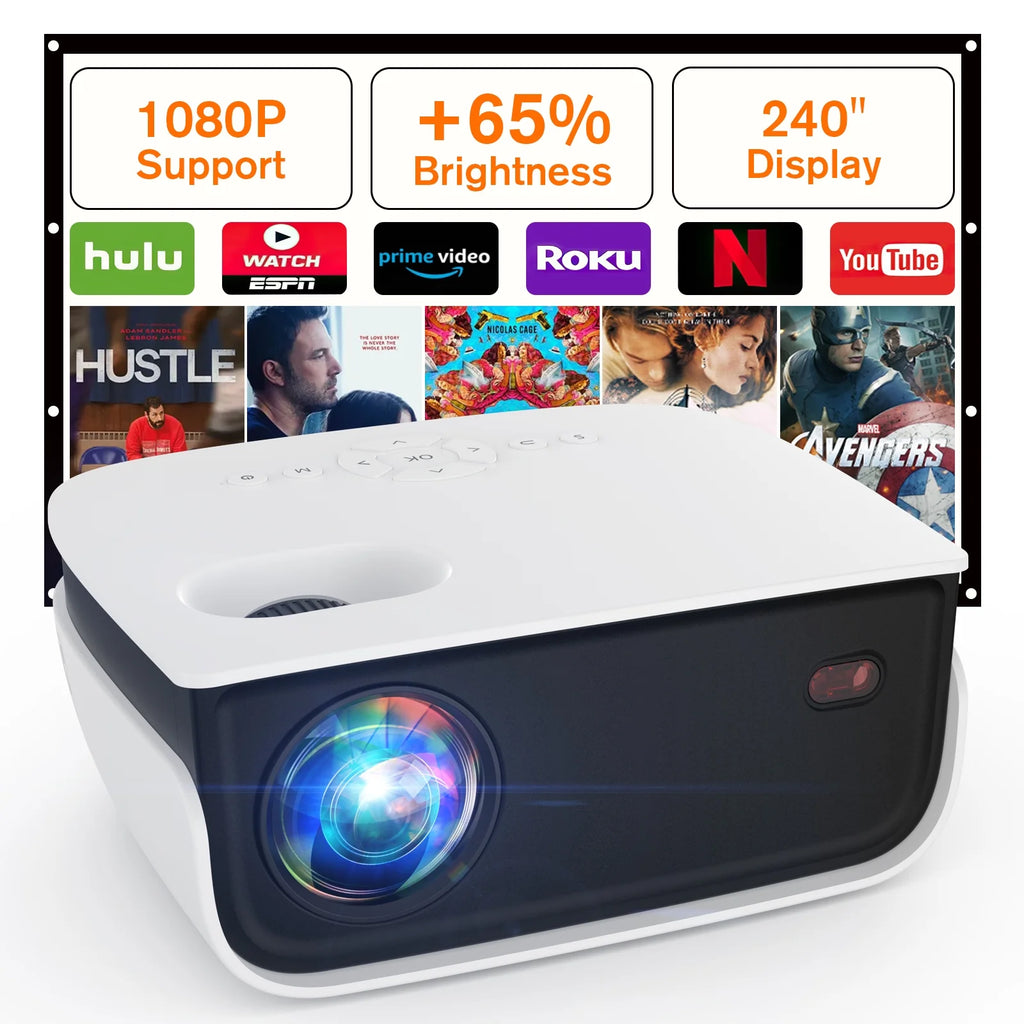 Mini Projector 720P Portable Full HD Home Theater Projector L25772