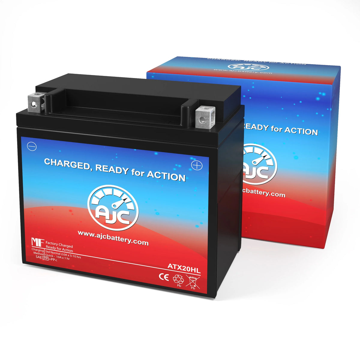 12V Motorcycle Replacement Battery X939536