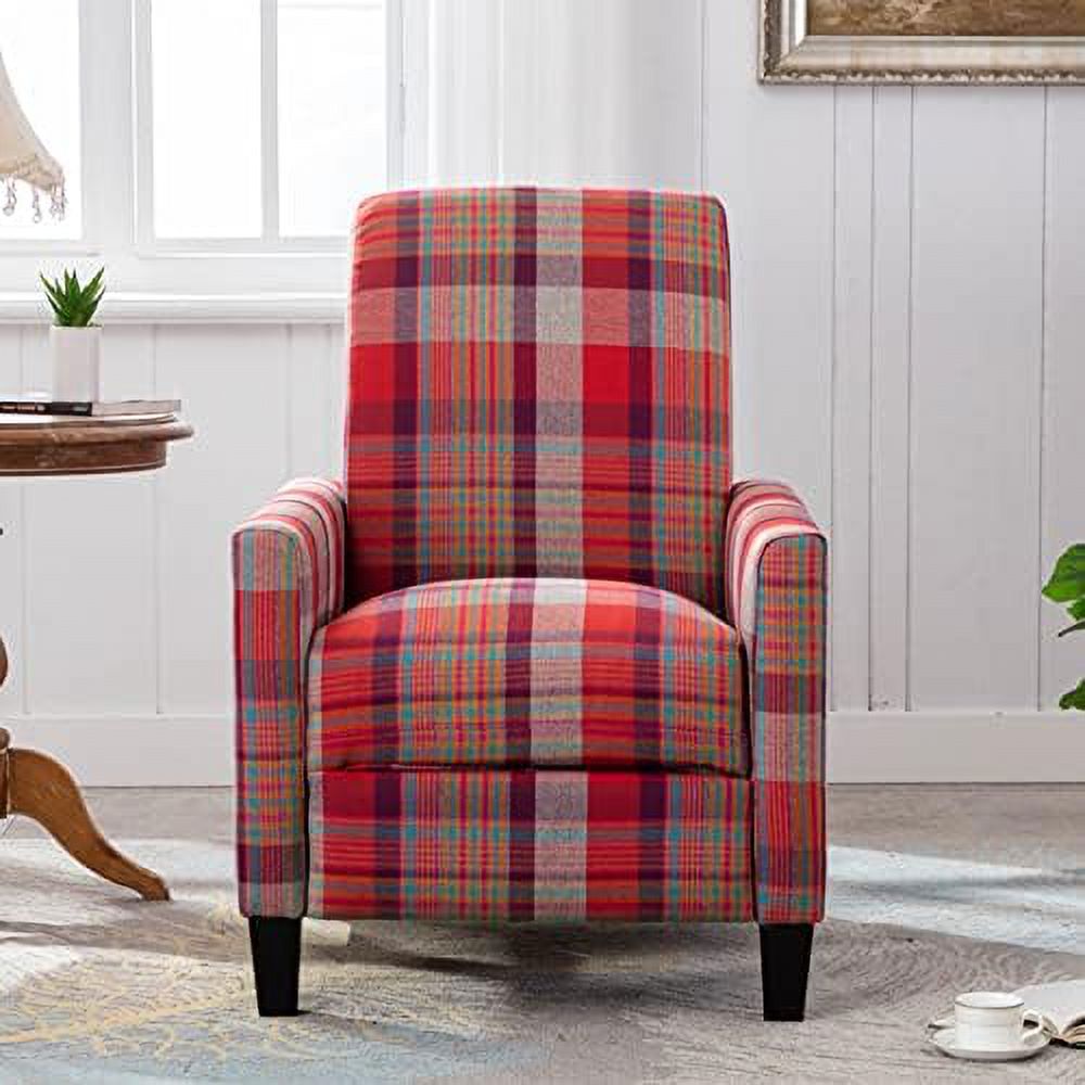 Button Tufted Club Chair with 4 Angle Adjustable Backrest U7920