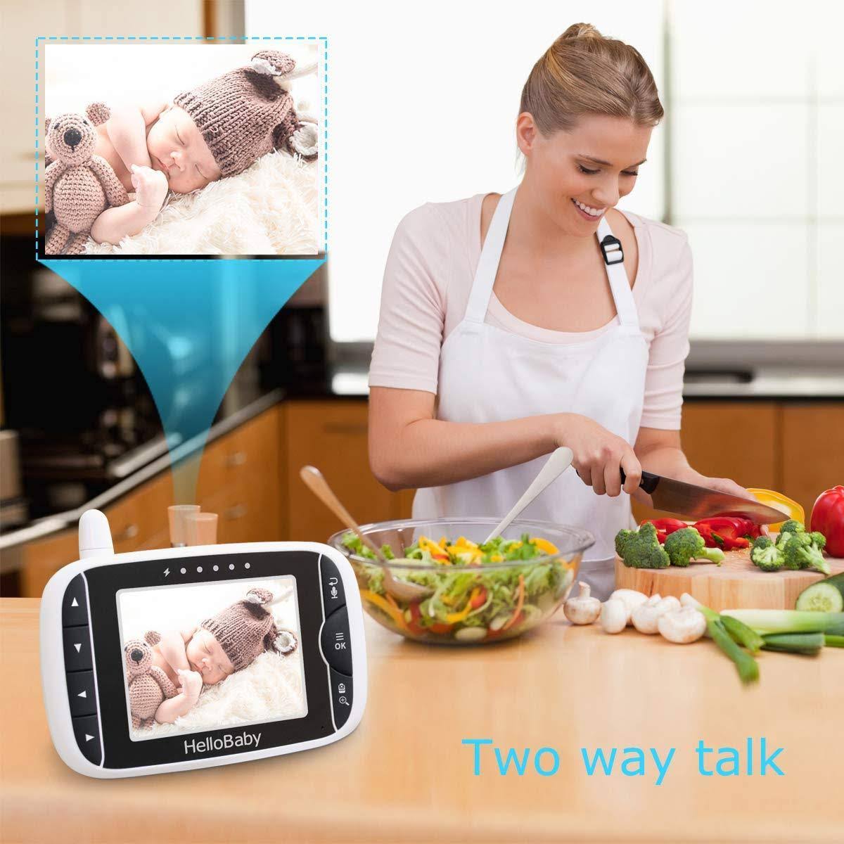 3.2" Color LCD Video Baby Monitor C733