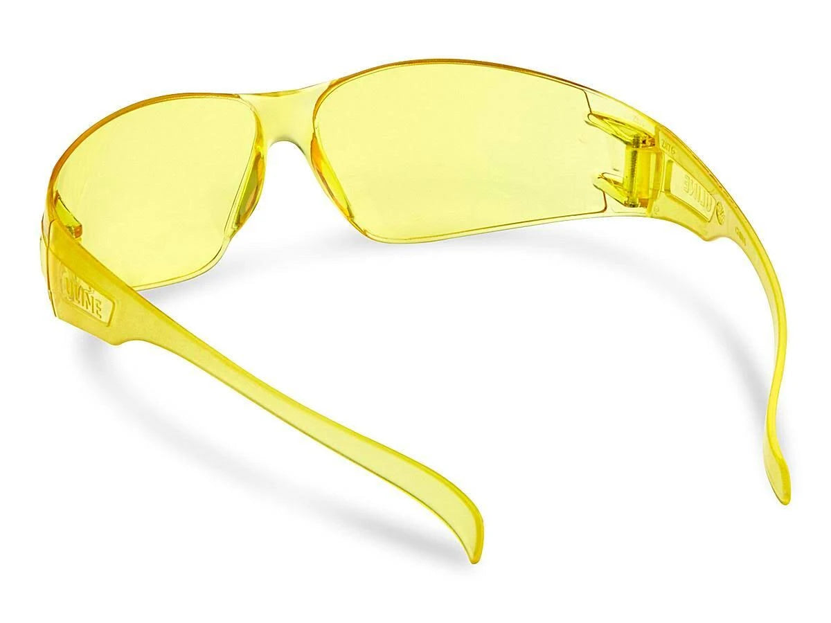 Amber Wraparound Safety Glasses, Qty of 12 S431767