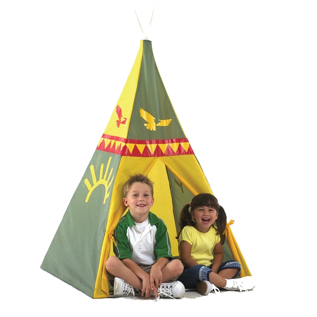 Kids Play Hut Teepee Water Resistant Nylon 4.5 Feet Tall W6594